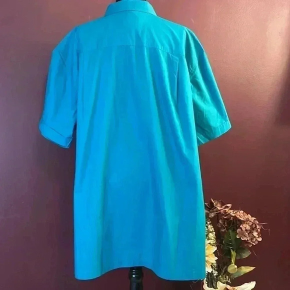 Harbor Bay 2XLT Short Sleeve Men’s Button Down Shirt - Picture 3 of 8